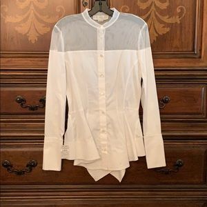 Stella McCartney White Button Down Blouse